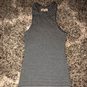 Hollister striped racer back tank top